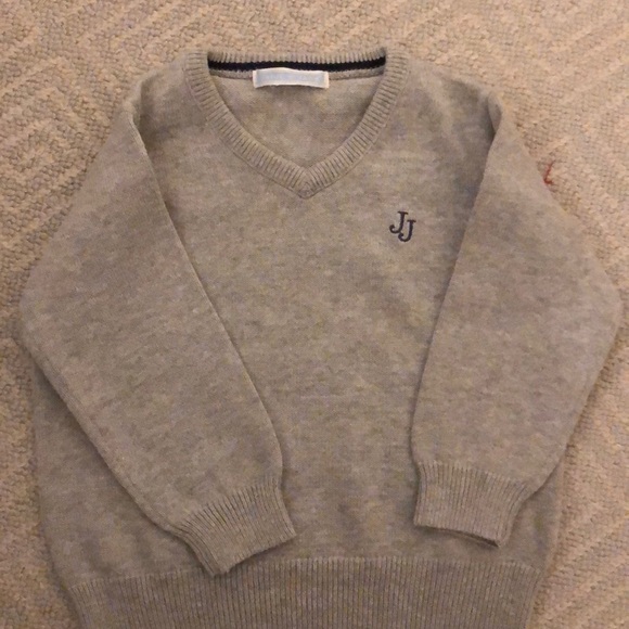 Janie and Jack Other - Janie and Jack gray cotton sweater 2T